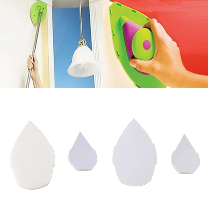 edging brush 4pcs Decorative Paint Roller and Tray Set Paint Pad Pro Painting Brush Point N Paint Sponge roller cover