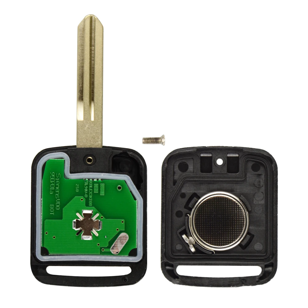 OkeyTech 2 кнопочный дистанционный Автомобильный ключ с чипом 433 МГц ID46 PCF7946 для Nissan