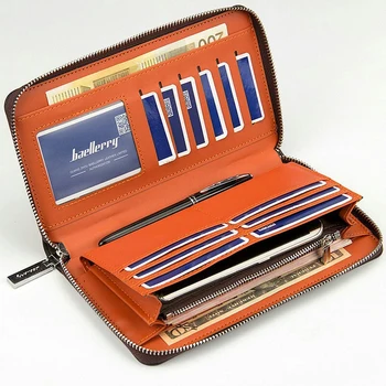 

Fashion Clutch Wallets for Men Wallet Europe Style Mens Long Cards Wallets Coin Pocket Card Holders Purse Male