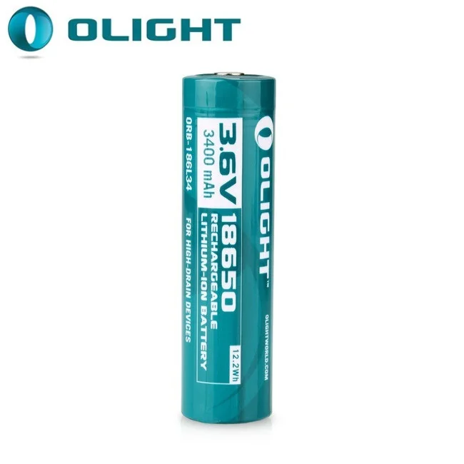 Olight ORB-186L34 3,6 V 3400mAh 18650 перезаряжаемая литий-ионная батарея