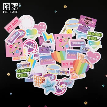 

Girl Follower Fans Stationery Sticker Scrapbooking Creative Kawaii DIY Colored Diary Journal Decorative Adhesive Paper Supplies