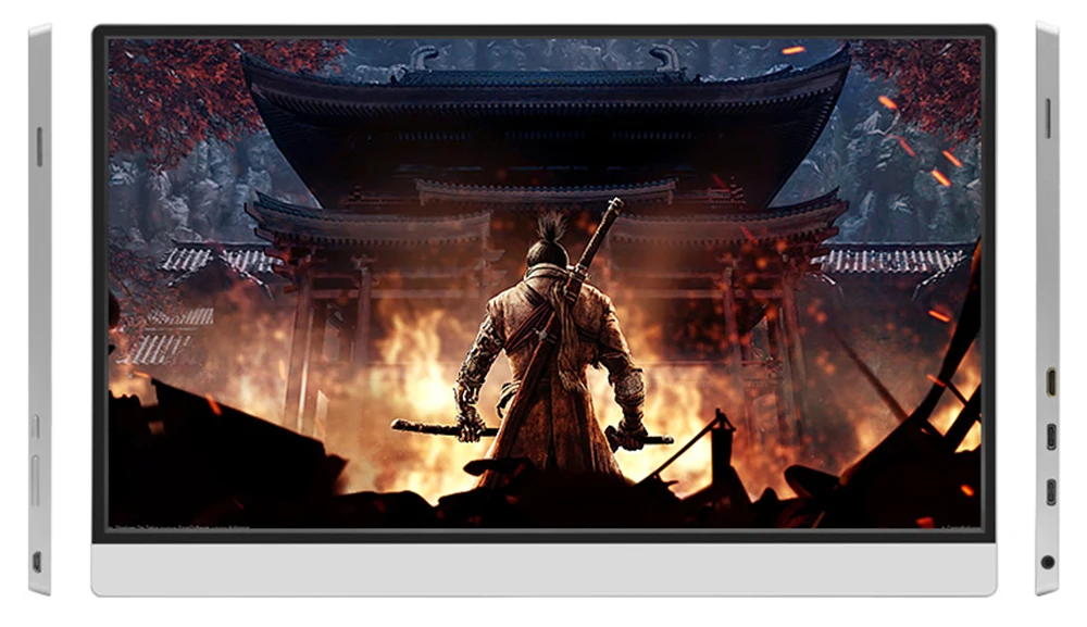 15,6 дюймов Портативный 4K HD монитор для ПК ноутбук смартфон HDR 10 игровой монитор для Ps4 переключатель Xbox NS 60 Гц ips экран серебристый