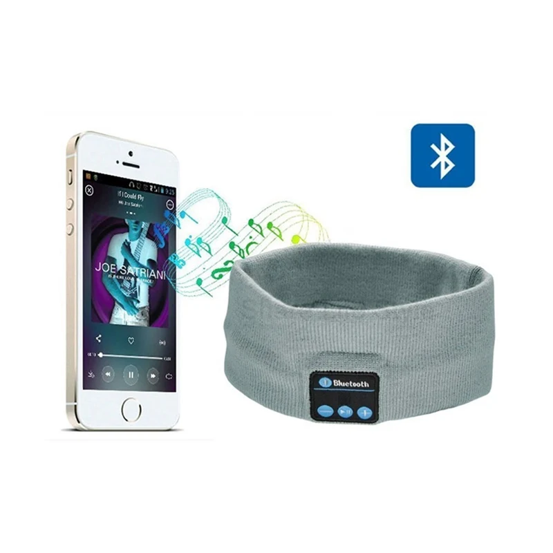 VTIN Bluetooth Музыка беспроводные наушники на голову головная повязка Стерео сна спортивные наушники гарнитура унисекс наголовный обруч с микрофоном