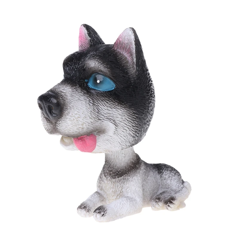 Мини Bobble-Head игрушки автомобиль кукла голова встряхивание орнамент с изображением собак украшение салона автомобиля LX9C