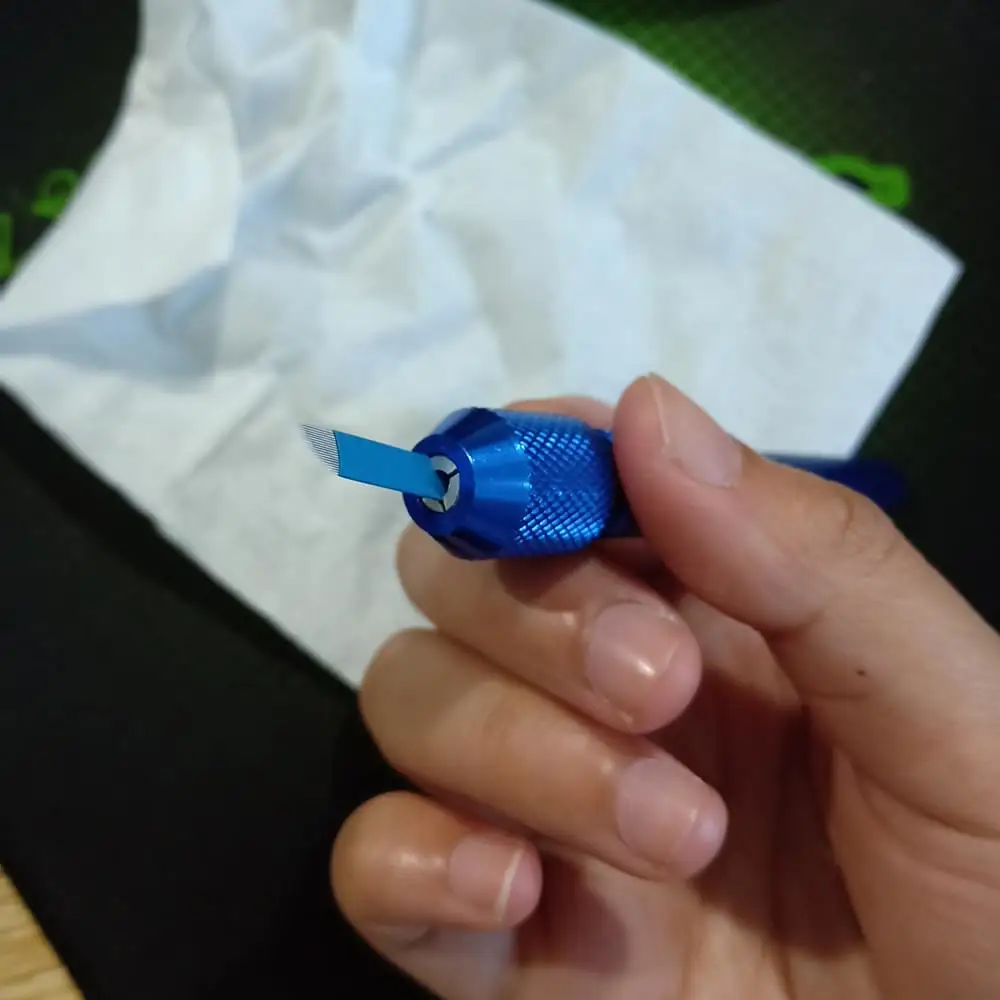 Маркер для татуировки принадлежности для татуировки Microbalcing ручка для кожи Маркер Ручка инструмент писчий несмывающиеся чернила 1,6 мм мяч для Dawing Flash