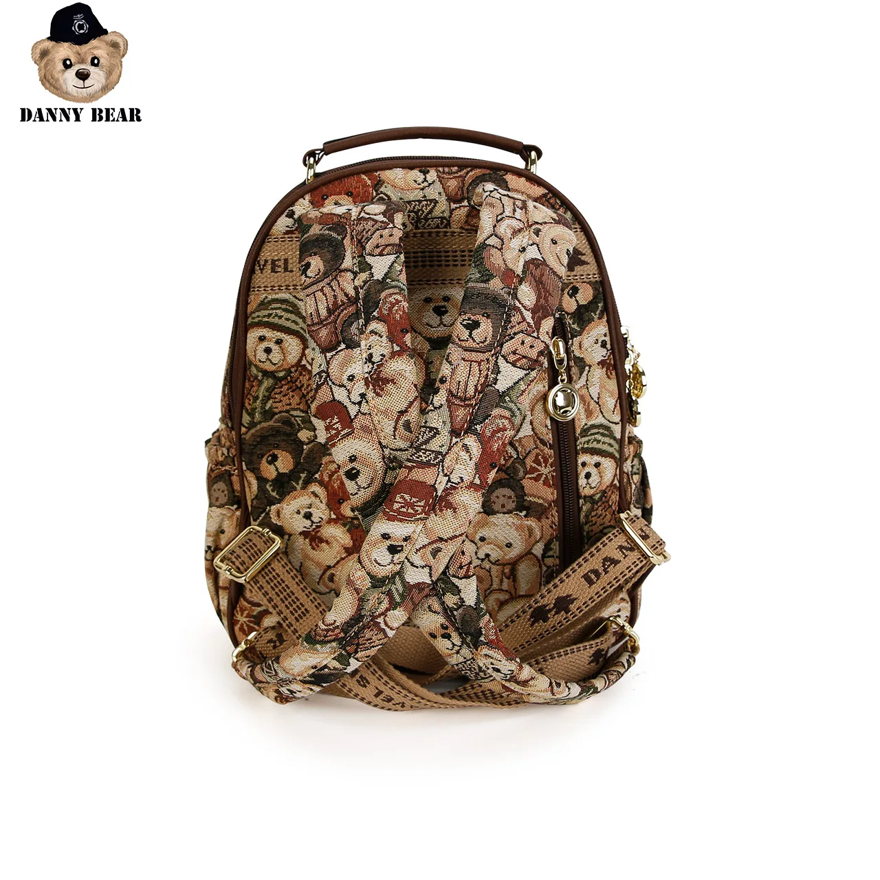 Danny Bear Green Elf Bear серия ткань для рюкзаков, Студенческая школьная сумка, модная DTB9915521-032