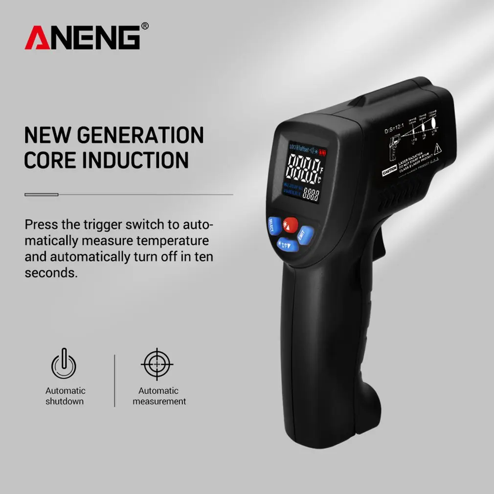 Aneng Gm320B инфракрасный термометр, цифровой гигрометр, метеостанция, термометр, гигрометр, термометр, лазер