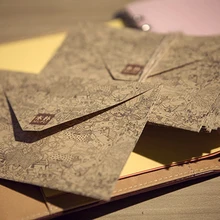 10 шт./лот крафт-бумага конверт Vintge визитная карточка Европейский стиль подарочные конверты Высокое качество канцелярские принадлежности