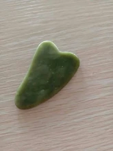 Gua Sha-Rodillo masajeador Facial, herramienta de belleza para el cuidado de la piel, piedra de Jade Kamien, masaje Facial