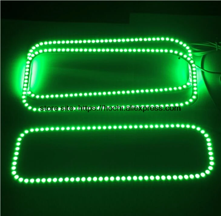 HochiTech RGB многоцветный светодиодный angel eyes Halo кольца супер яркий стиль автомобиля для 2005-2007 Ford F250 F-250 F350 F-350