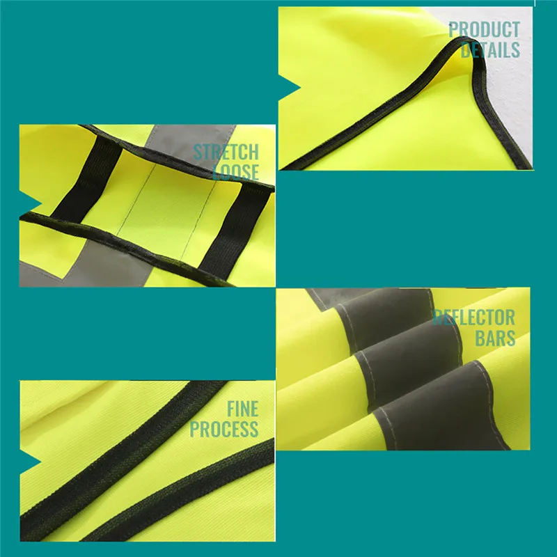 Kids Reflector Vest For Outdoor Night Activities Or Construction Worker Costume #2L25 (1)