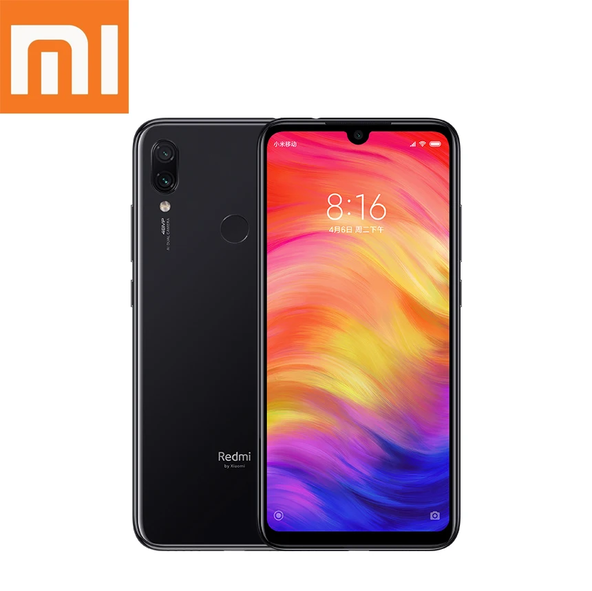 Смартфон Redmi Note 7 с глобальной прошивкой, 4 ГБ, 64 ГБ, Восьмиядерный процессор Snapdragon 660, 4000 мА/ч, 48мп, две камеры, 6,3 дюйма, полноэкранный, Note7