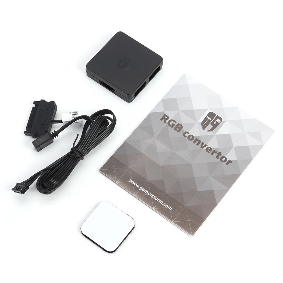 DEEPCOOL RGB Convertor 5V to 12V RGB Transfer Hub SATA interface Magnet installation For RGB 3PIN M/B ASUS Gigabyte and MSI
