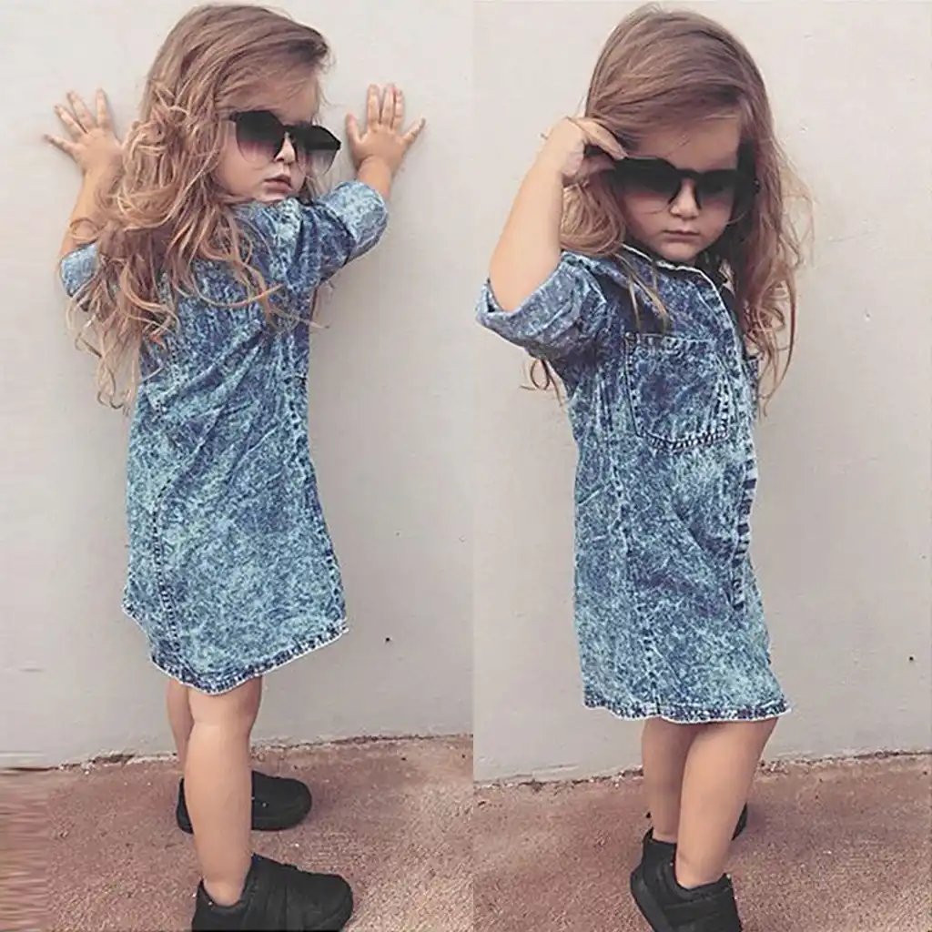 baby jean dress