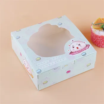 

15pcs Net red baking packaging chocolate candy paper boxes DIY handmade dessert cake puff macaron cupcake box party gift box
