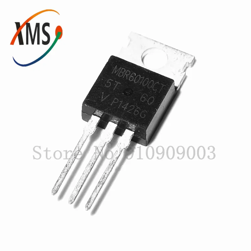 5 шт. MBR60100CT TO220 MBR60100TO-220 60100CT V60100C Schottky diode 60A 100V original | Электронные компоненты и