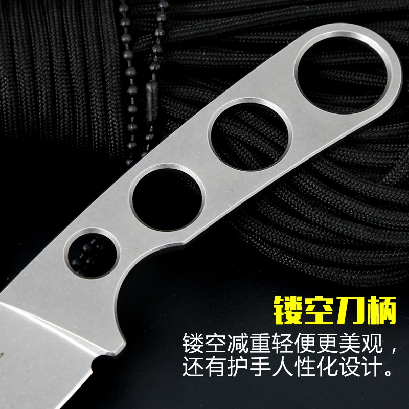 Sanrenmu 7130 Fixed Blade Knife 8cr13 stainless steel Blade Camping HuntingTactical SurvivalTool survival edc with sheath s601