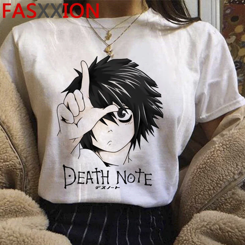 2021 Fashion Graphic T-shirt Cartoon Anime DEATH NOTE Ryuzaki Short Sleeve  Casual Men O-neck Cotton T Shirt Top - AliExpress