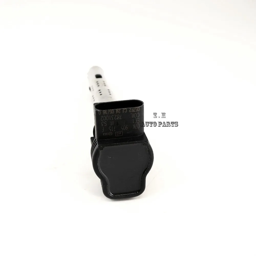 UF575 катушки зажигания Свеча зажигания для Volkswagen Golf Jetta Passat Beetle CC Eos Audi A4 A5 TT Q5 2,0 T 07K 905 715 F C1627
