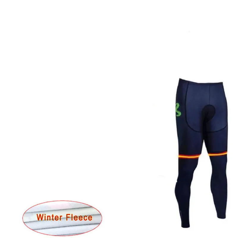pants 7 Movistar Открытый Велоспорт Джерси с длинным рукавом термальный флис велосипед зимняя велосипедная Одежда Набор Майо Ropa Ciclismo Hombre D4 - Цвет: pants 7