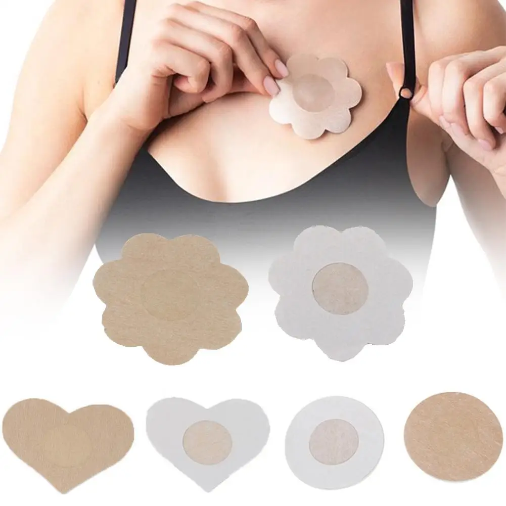5 пар Мягкая Нетканая Крышка для сосков одноразовая грудь невидимая наклейка