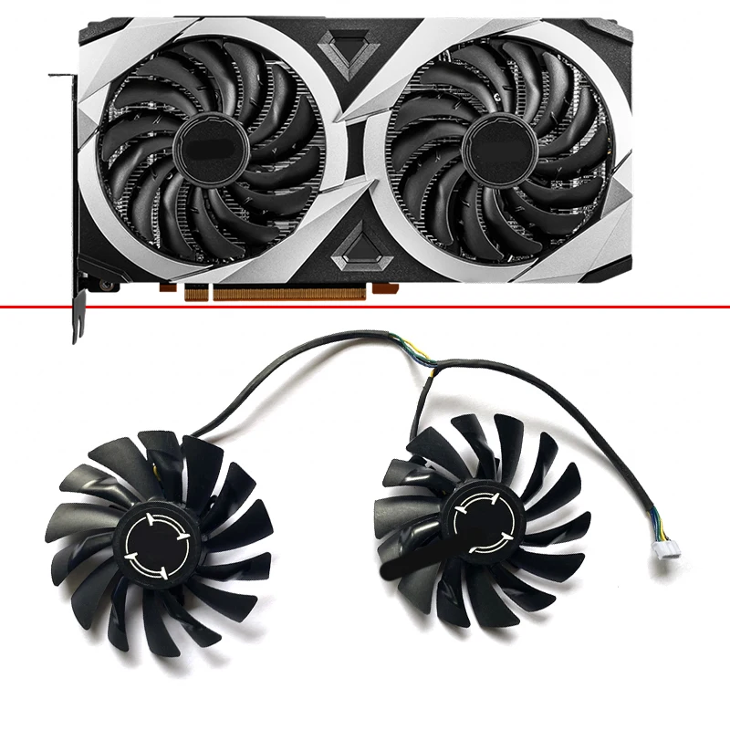 85Mm 4Pin Rx Rx 6700 Gpu Ventola Di Raffreddamento Per Msi Radeon Rx 5600 5700 Xt Mech Oc Rx5500 Ventole Di Raffreddamento Della Scheda Video Grafica