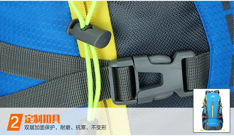 Outdoor Mountain Climbing 45L Tour Pals Backpack Men And Women Hiking Waterproof Travel Ultra-Light Breathable Large-Volume
