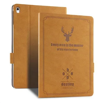 

Case For iPad Pro 11 2018 Retro Deer Matte Smart PU Leather Funda with Auto Wake Sleep Cover For New iPad Pro 11 2018 Case +Film