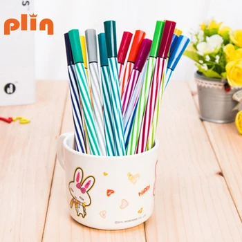 

Children Painting 36/24/18/12 Kawaii Watercolor Pen Non-toxic Color Washable Watercolor Mark Painting Children Art Supplies Gift