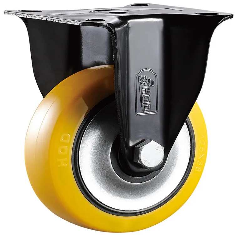 

Houde Truckle Universal Wheel Directional Wheel with Brake Bearing Industrial Polyurethane Pu Wheel Trolley Steering Wheel Wheel