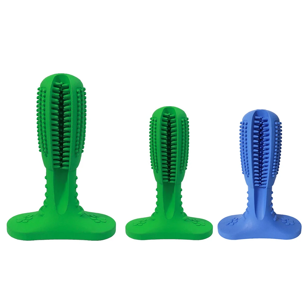 DropShipping Dog toothbrush font b Pet b font dog Chew Toys Brushing Puppy Teething Brush for