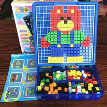 Горячая Распродажа, 240x240x65 мм, тонкая игрушка-головоломка, пластиковые художественные строительные блоки, детские развивающие игрушки, детские подарочные принадлежности