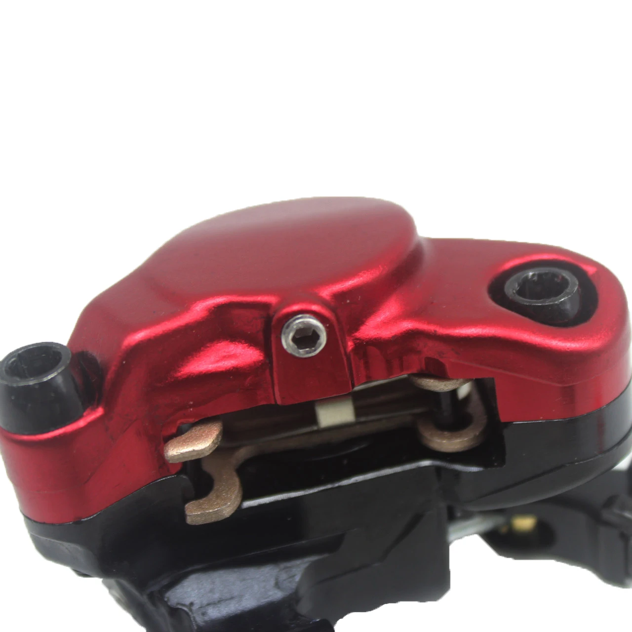 도로 유압 디스크 브레이크 세트 플랫 마운트 캘리퍼스 자전거 양측 기계 케이블 도로 자전거 브레이크 클램프