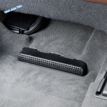 

Lapetus Auto Styling Seat Bottom AC Air Duct Vent Anti-blocking Protector Frame Cover Kit Fit For Porsche Cayenne 2018 2019 2020