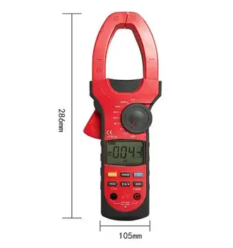 

UT207A AC DC 1000A Digital Clamp Meter Digital Ammeter Resistor Frequency Diode and Test Digital Hold Test Measurement