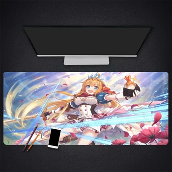 

Anime Princess Connect! Re:Dive Large Gaming Mouse Pad Gamer Locking Edge Keyboard Mouse Mat Gaming Desk Mousepad