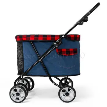 

Pet stroller dog stroller cat out small car lightweight folding dog cart cat stroller