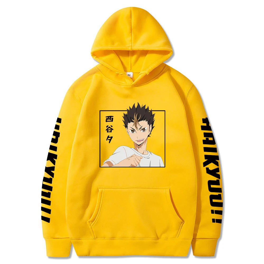 Japão anime haikyuu kawaii yaku morisuke lev haiba impressão hoodies  engraçado dos desenhos animados vôlei júnior inverno harajuku moletom  masculino - AliExpress