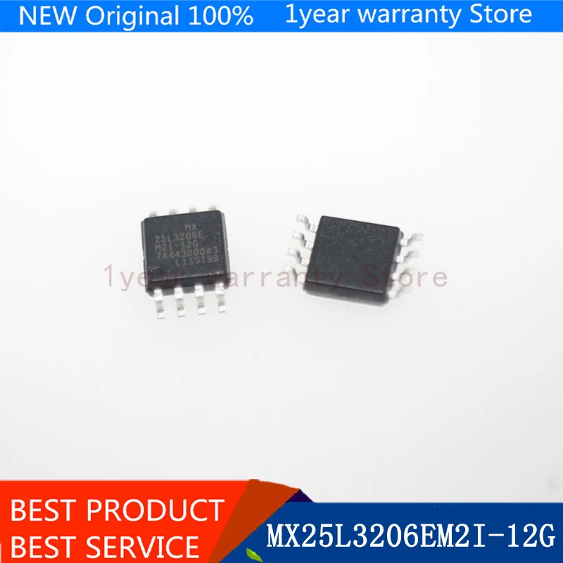 {Новый оригинальный} 5 шт. MX25L32 MX25L3206EM2I-12G SOP-8 MX25L3206EM2I MX25L3206E MX25L3206 25L3206E 25L3206 |