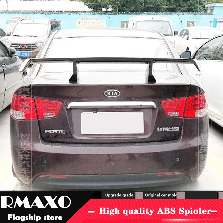 For Kia Forte Sedan Universal TF Spoiler 2006 2018 Kia K3 Spoiler ABS plastic Material Car Rear