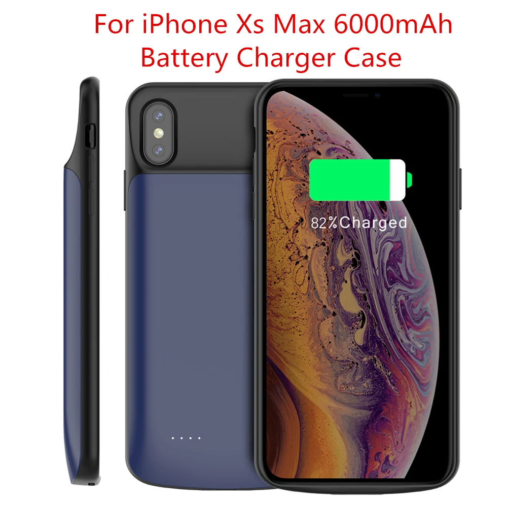 Для iPhone 11 11 Pro 11 Pro Аккумулятор Max зарядное устройство чехол 5000 мАч батарея PowerBank чехол для iPhone 6 6s 7 8 Plus Xr X Xs Max чехол - Color: For iPhone Xs Max