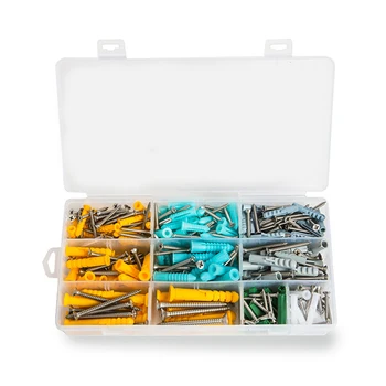 

482Pcs/set Plastic Expansion Drywall Anchor Screws Tapping Screw Set Stainless Steel Expansion Tube Wall Plug M3.5 M4.2 M5 M6