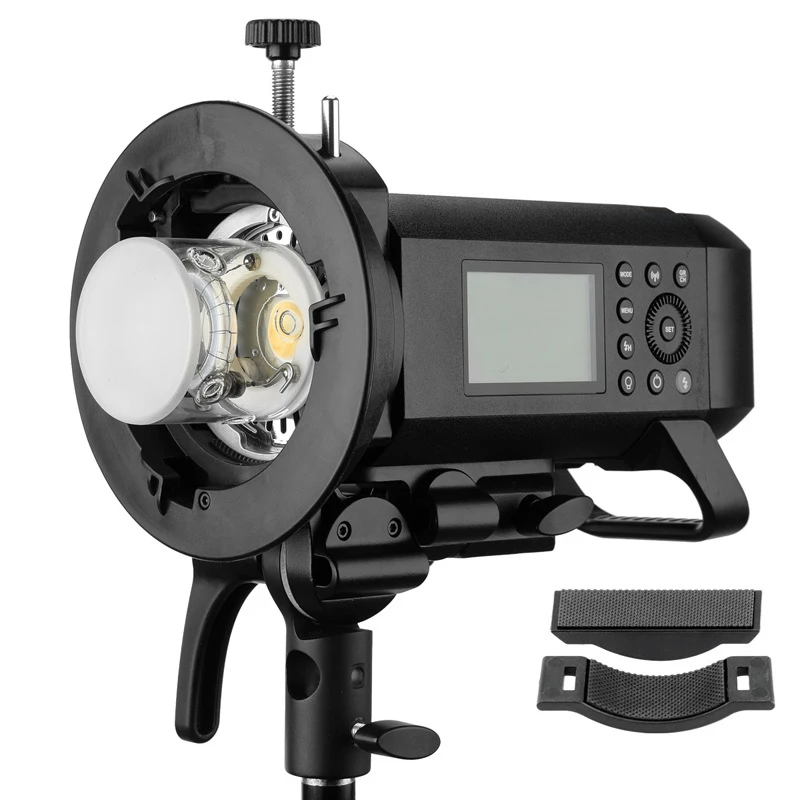 Складной держатель для вспышки s-типа для Godox V1 V860II AD200 AD400PRO Speedlite Flash Snoot софтбокс надежное крепление