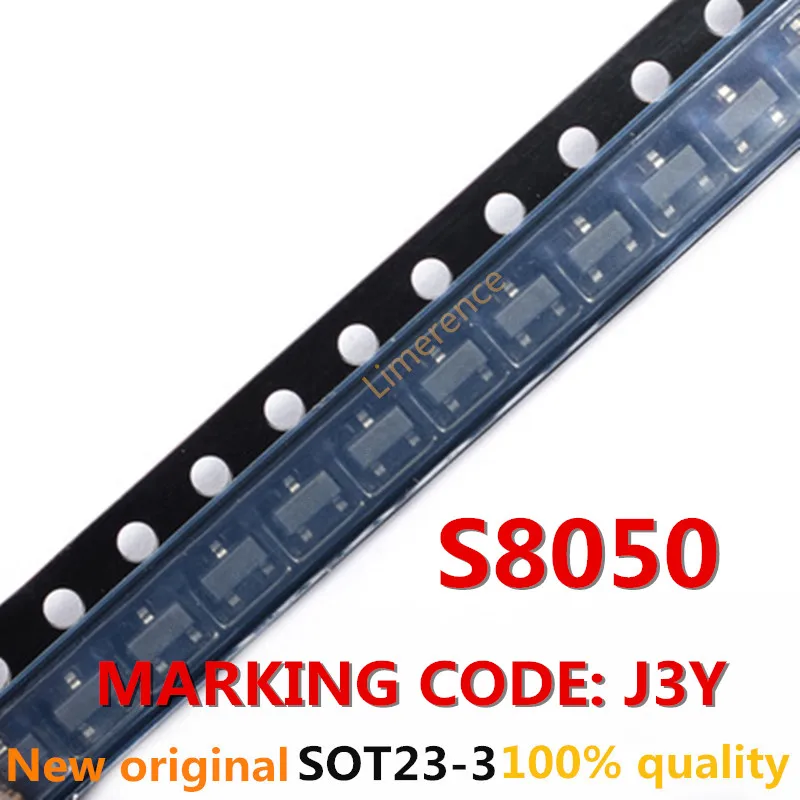 100pcs S8050 Sot23 Marking Code J3y Support The Bom Onestop