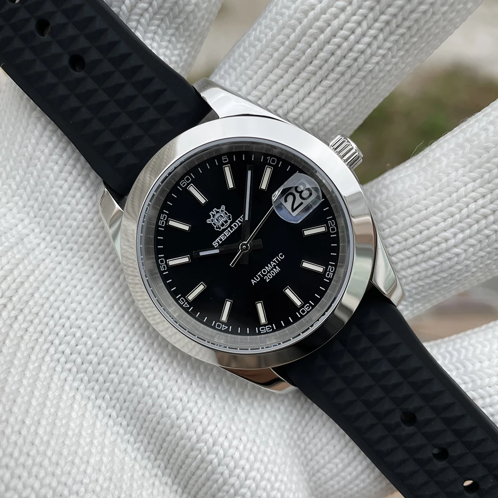 STEELDIVE Diver 1934 Retro Sapphire NH35 Men Automatic 20Bar Herren ...