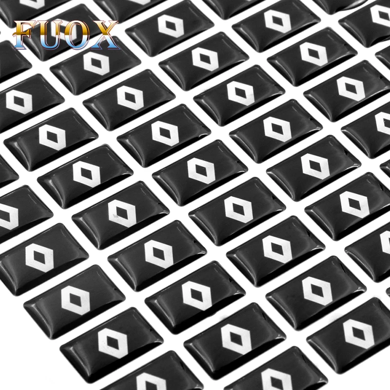 car emblem Badge stickers steering wheel sticker for Renault 2 button Clio scenic Megane Duster car-styling accessories | Автомобили и