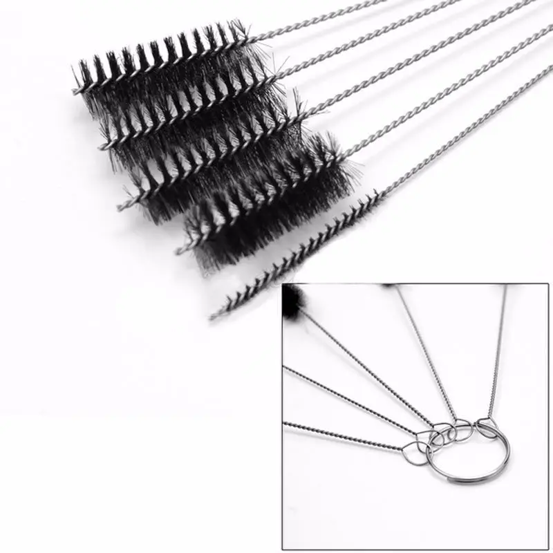 Hookah Accessories Hookah Pipes Hookah Set Cleaning Accessories 4.25 Inch 5 in 1 Tube Brush Set Tobacco Smoking Pipe Nylon Cleaning Brushes