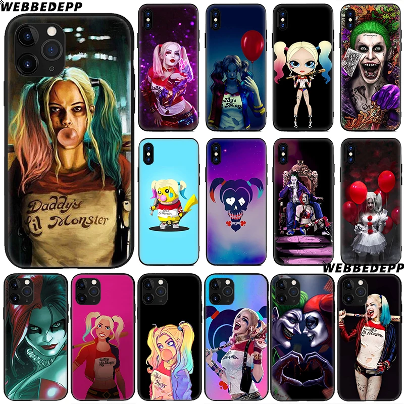 Харли Квинн Отряд Самоубийц Джокер Мягкий силиконовый чехол для Apple iPhone 11 Pro Xr Xs Max