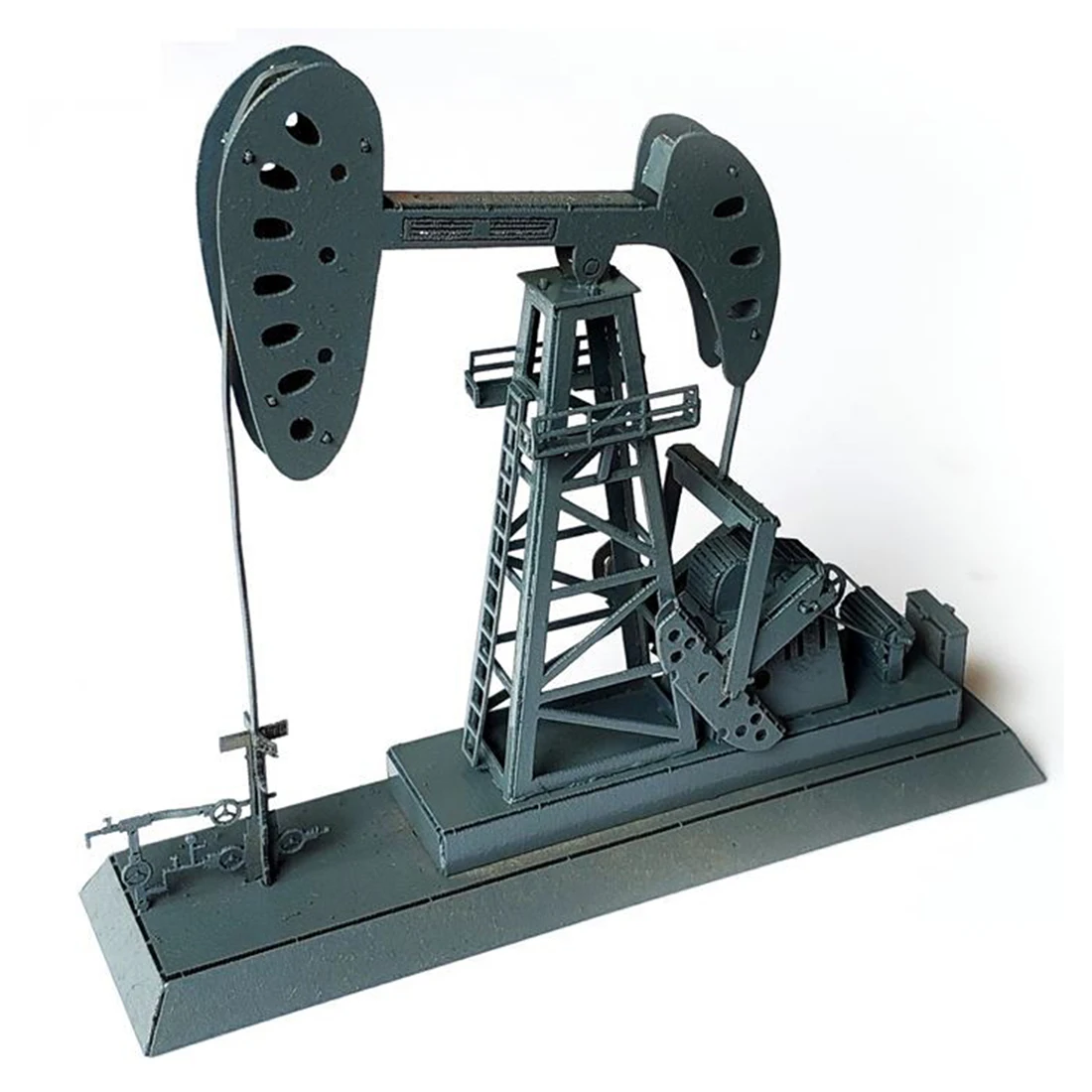 1: 87 HO Масштаб Поезд железнодорожная сцена украшения бурения нефтяной станции модель для песка настольная модель обучающая игрушка подарок для детей и взрослых