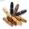 10pcs Imitation Tooth Wood Toggle Olive Buttons Sewing Craft DIY Accessory Bag Compatible with Clothing Coat Jacket Overcoat 2